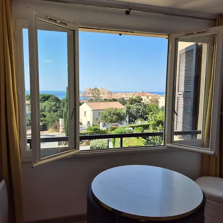 公寓 Center With Sea View LʼÎle-Rousse